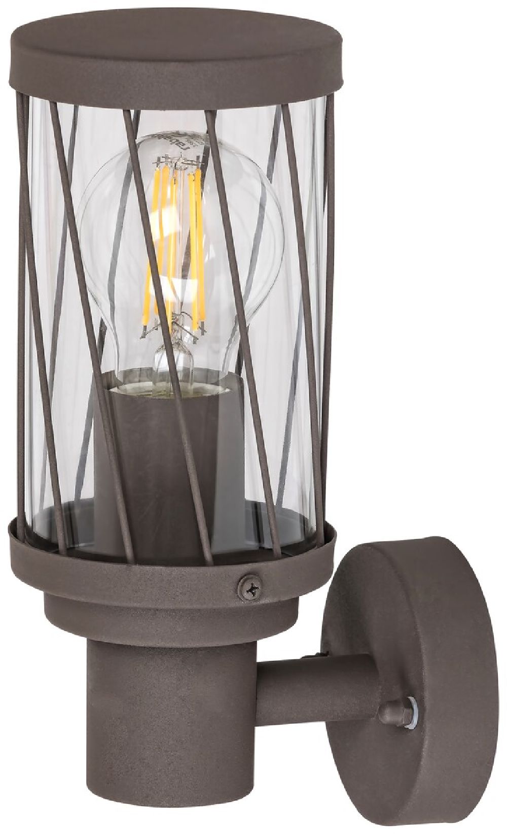 Rabalux Budapest lampada da parete per esterni 1x40 W marrone 8888