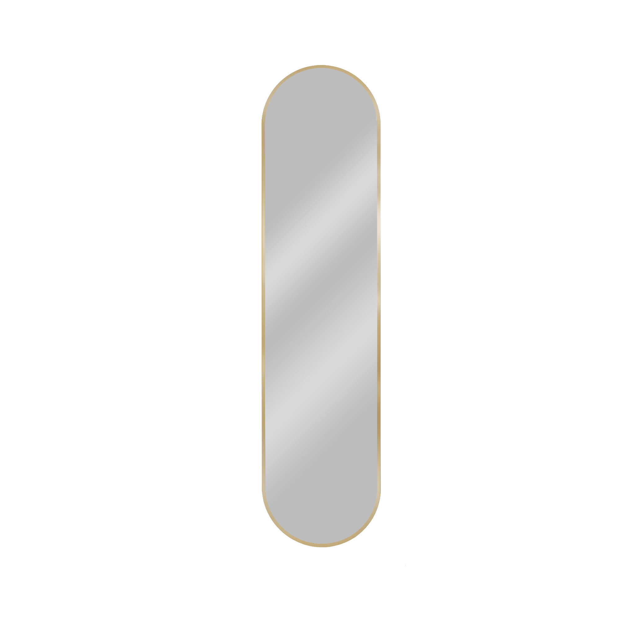 Baltica Design Tiny Border Pastille specchio 50x100 cm ovale oro 5904107924502