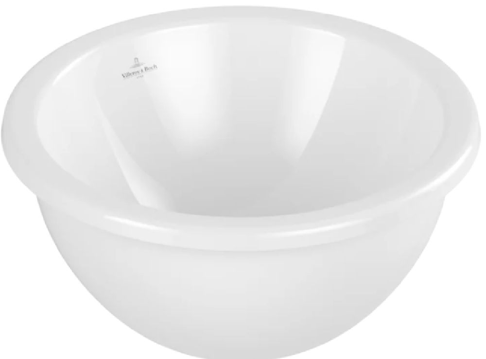 Villeroy & Boch Loop & Friends lavabo 33x33 cm rotonda sottopiano bianco 4A510001