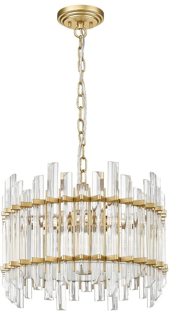 Zuma Line Alexandria lampada sospesa 6x42 W trasparente-oro P0556-06D-V7V7