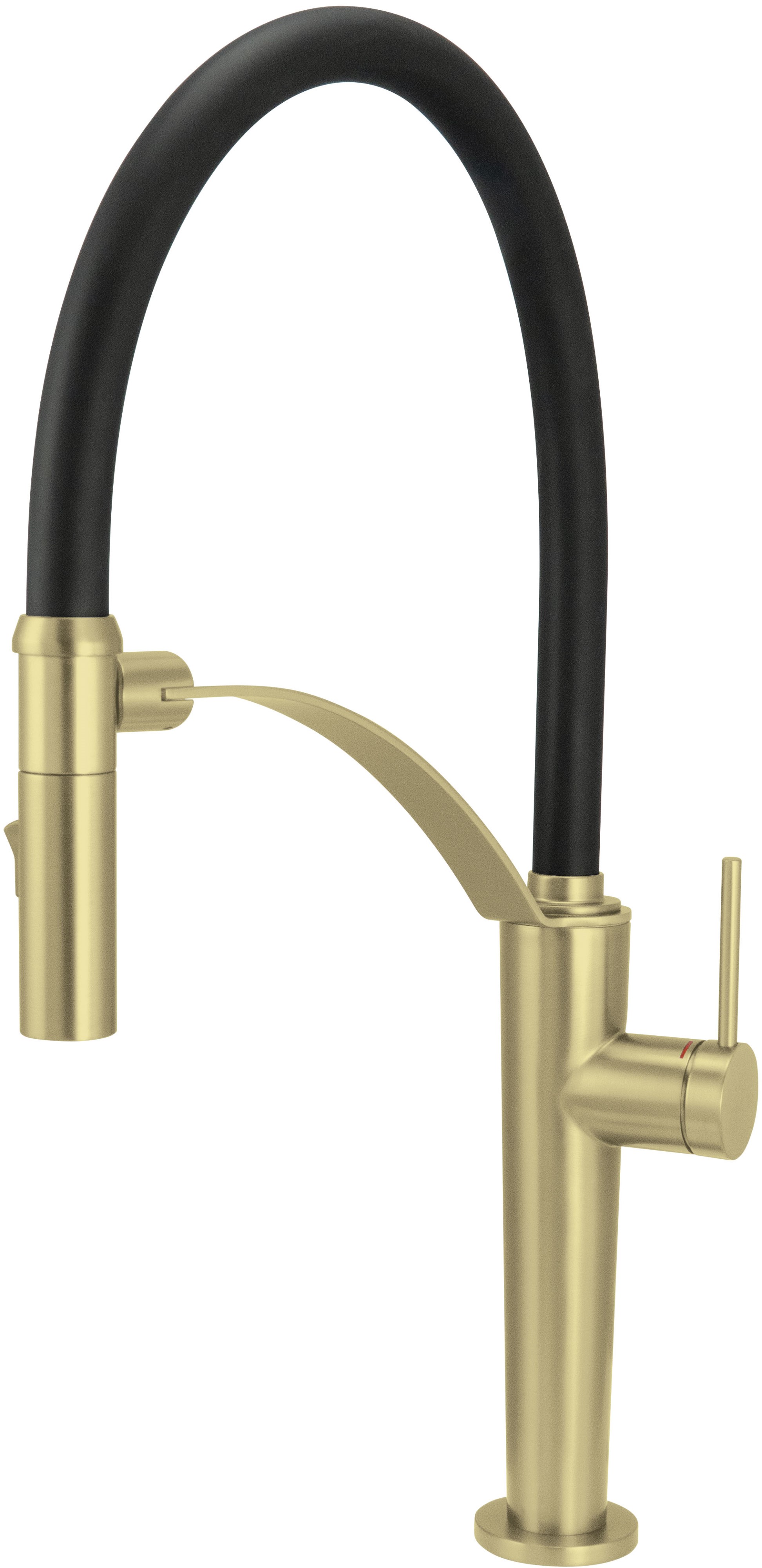 Deante Corda rubinetto da cucina verticale nero-oro/oro antico BRC_R72M