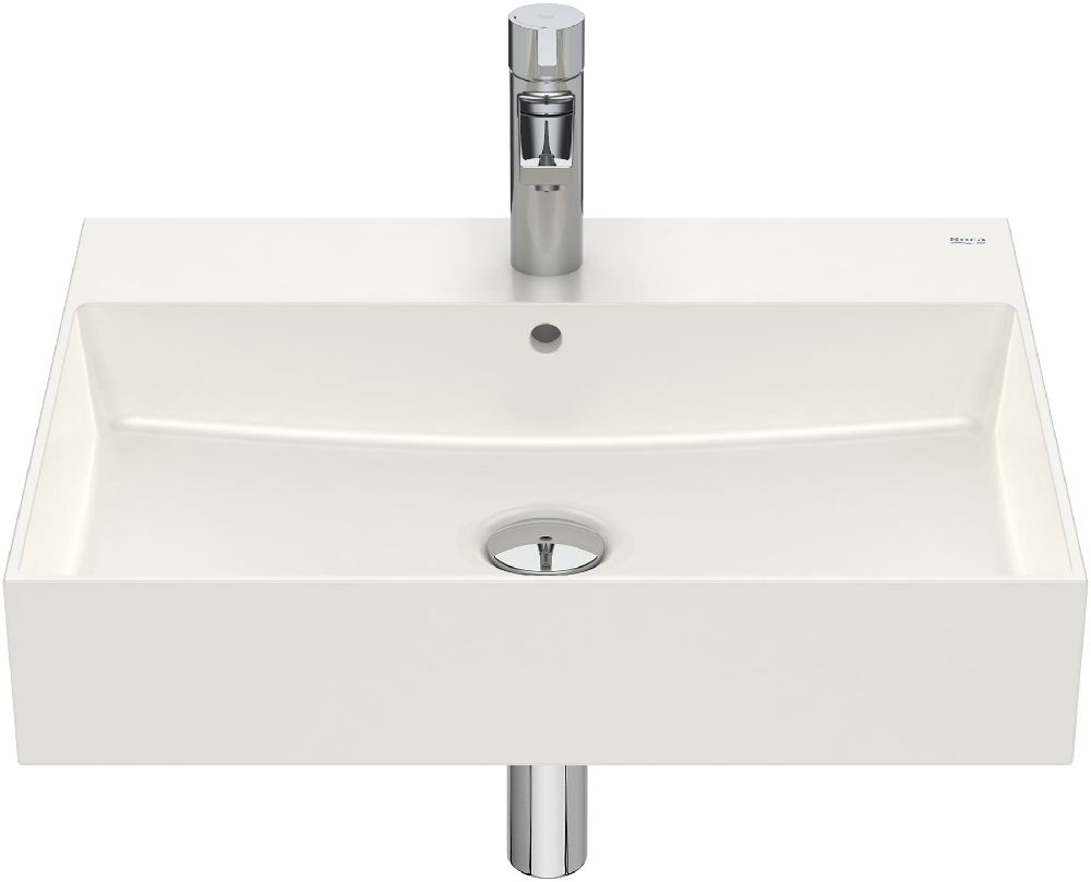 Roca Inspira lavabo 60x49 cm rettangolare a parete marrone/beige A32752C650