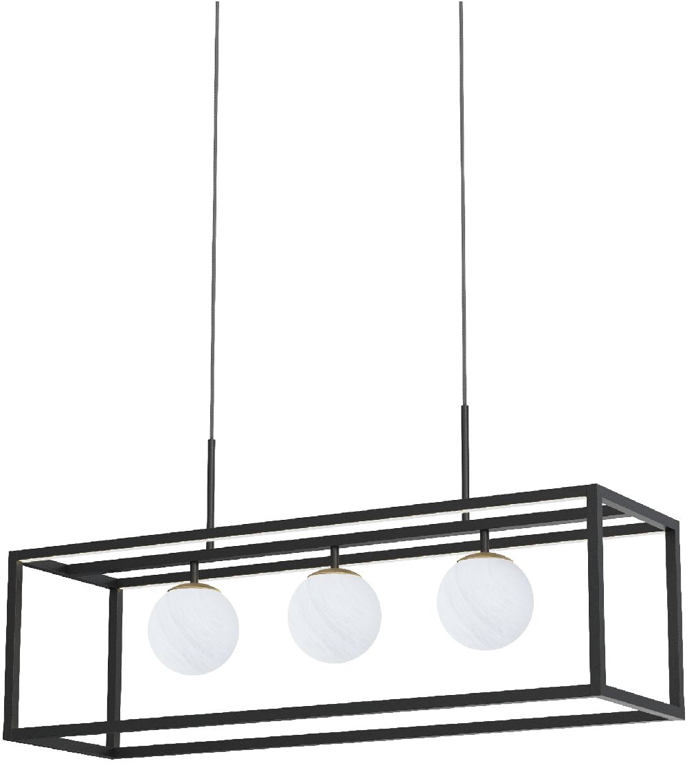 Zuma Line Piro lampada sospesa 3x9 W nero MD3115-3-3BT