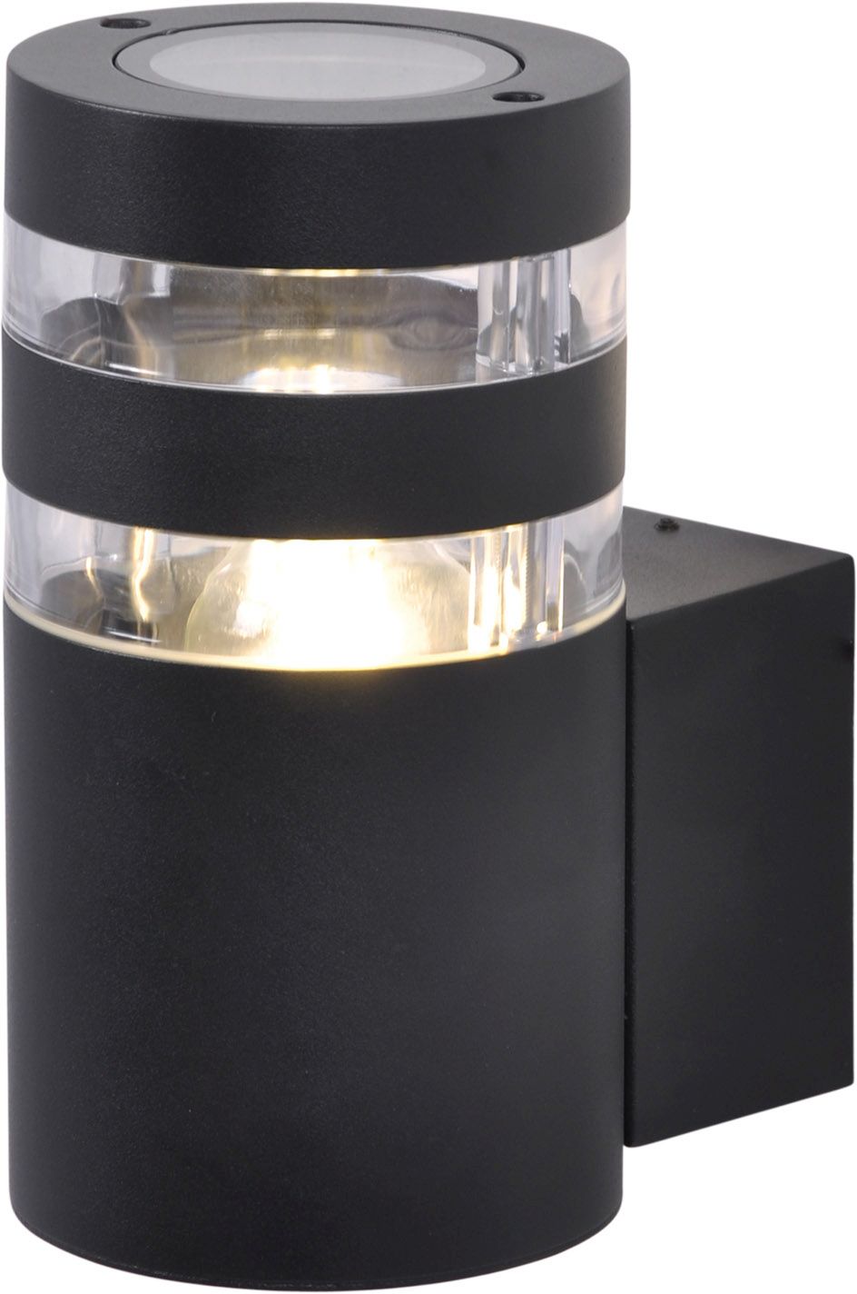 Kaja Solin lampada da parete per esterni 1x40 W nero K-8205