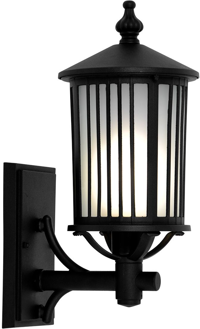 Kaja Prima lampada da parete per esterni 1x60 W nero K-8210