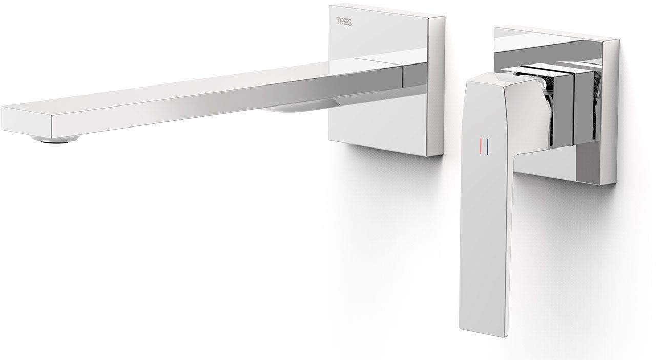 Tres Slim Exclusive rubinetto per lavabo da incasso cromo 20230022