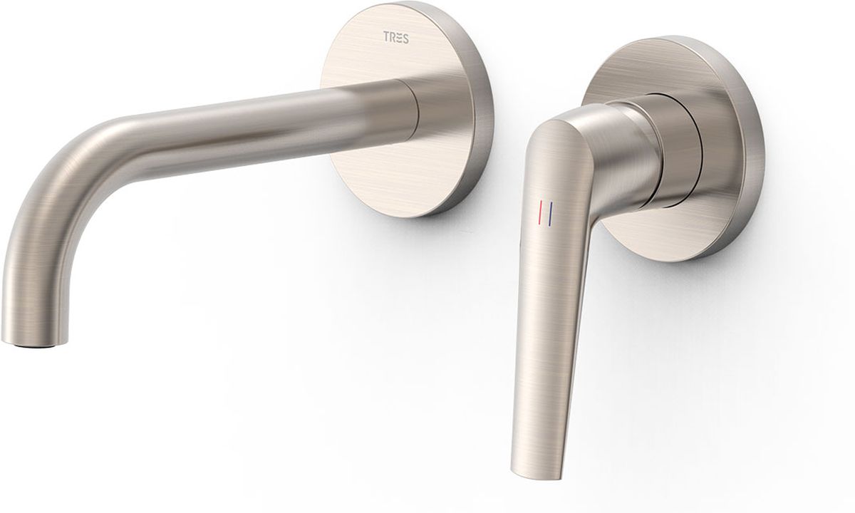 Tres Fuji rubinetto per lavabo da incasso acciaio 28130021AC