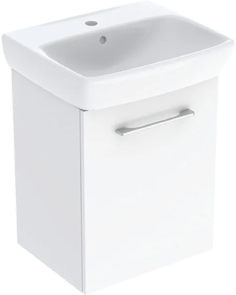 Geberit Selnova Square lavabo con armadietto 50 cm bianco 502.750.00.1