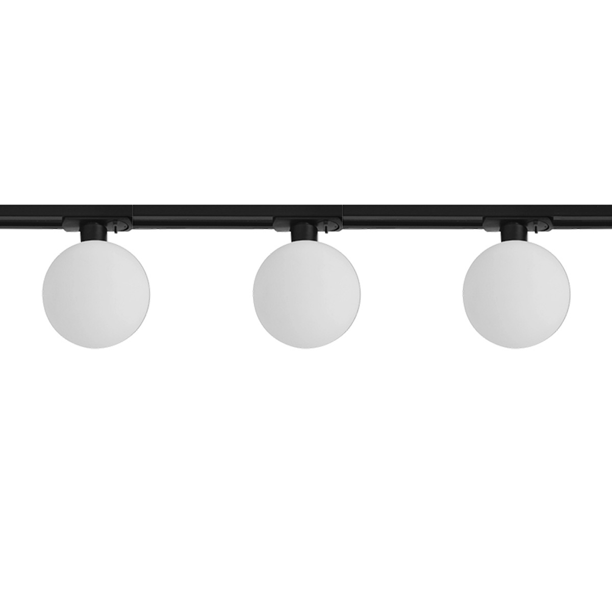 Light Prestige Bola set binario e faretti 3x5 W nero LP0031RSET