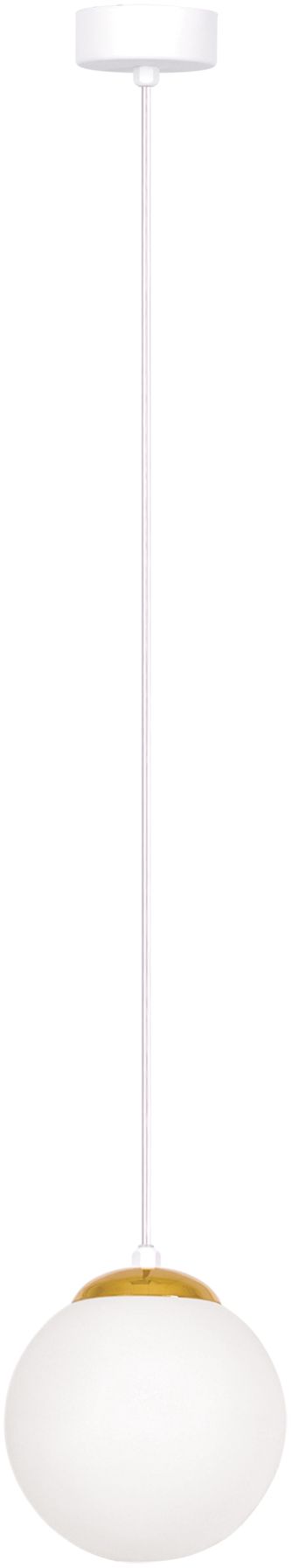Kaja Elmo lampada sospesa 1x40 W bianco-oro K-5310
