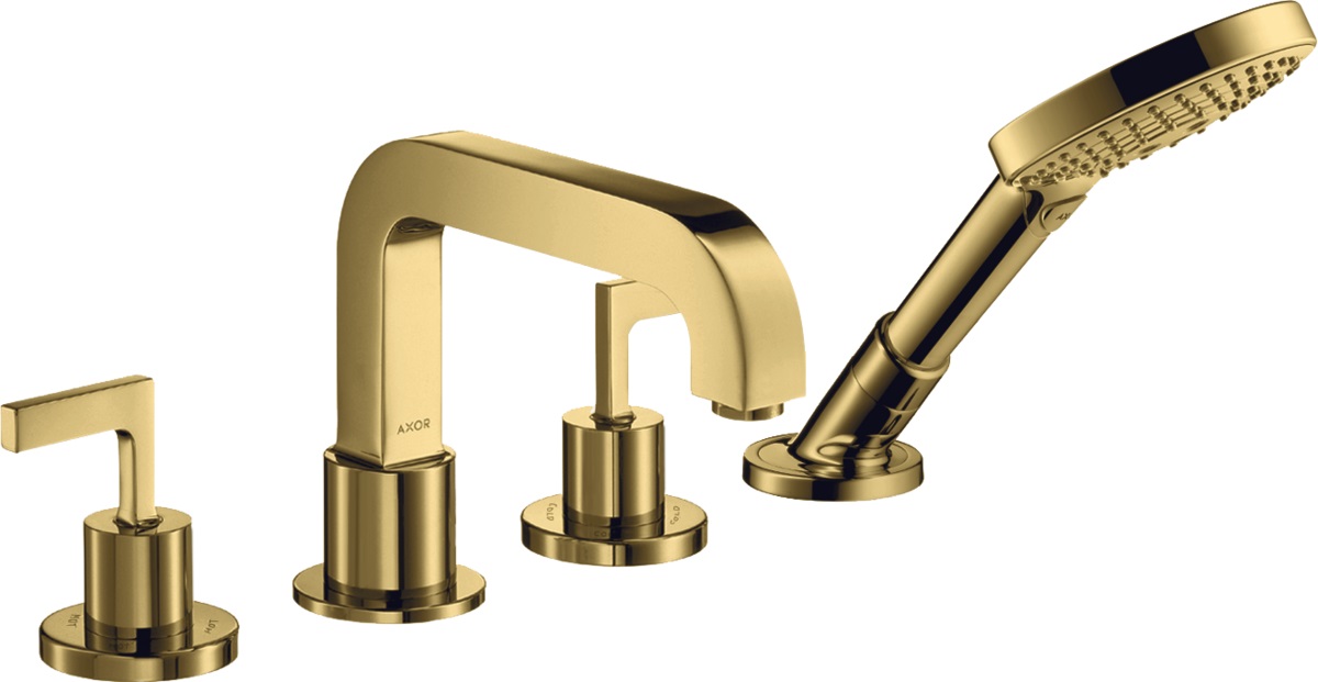 Axor Citterio rubinetto per vasca e doccia bordo vasca oro 39446990
