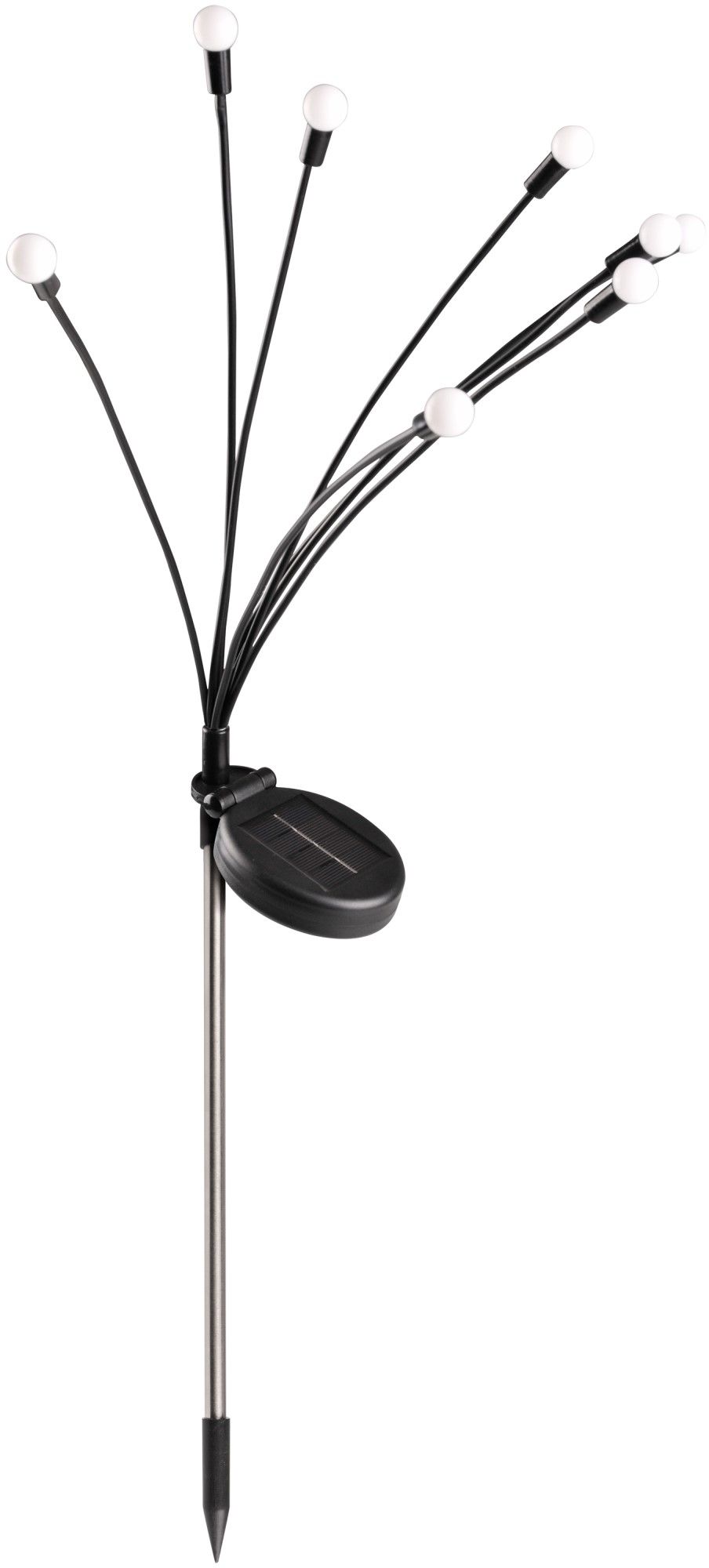 Goldlux Fiorini lampada solare da terra x W nero 325556