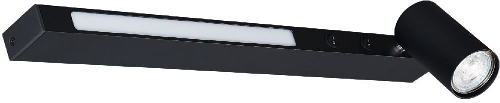Zuma Line Mannari lampada da parete 1x5 W nero W230757202