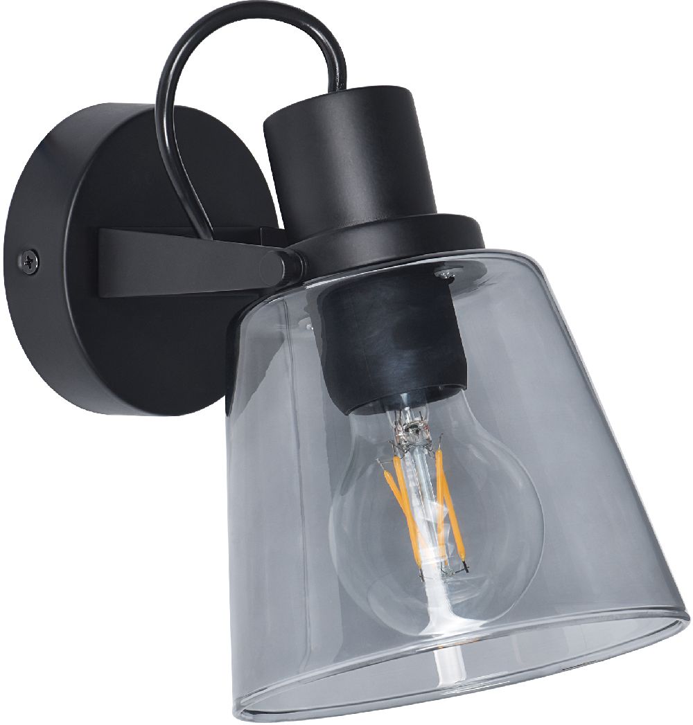 Zuma Line Badosa lampada da parete 1x6 W nero S230827401