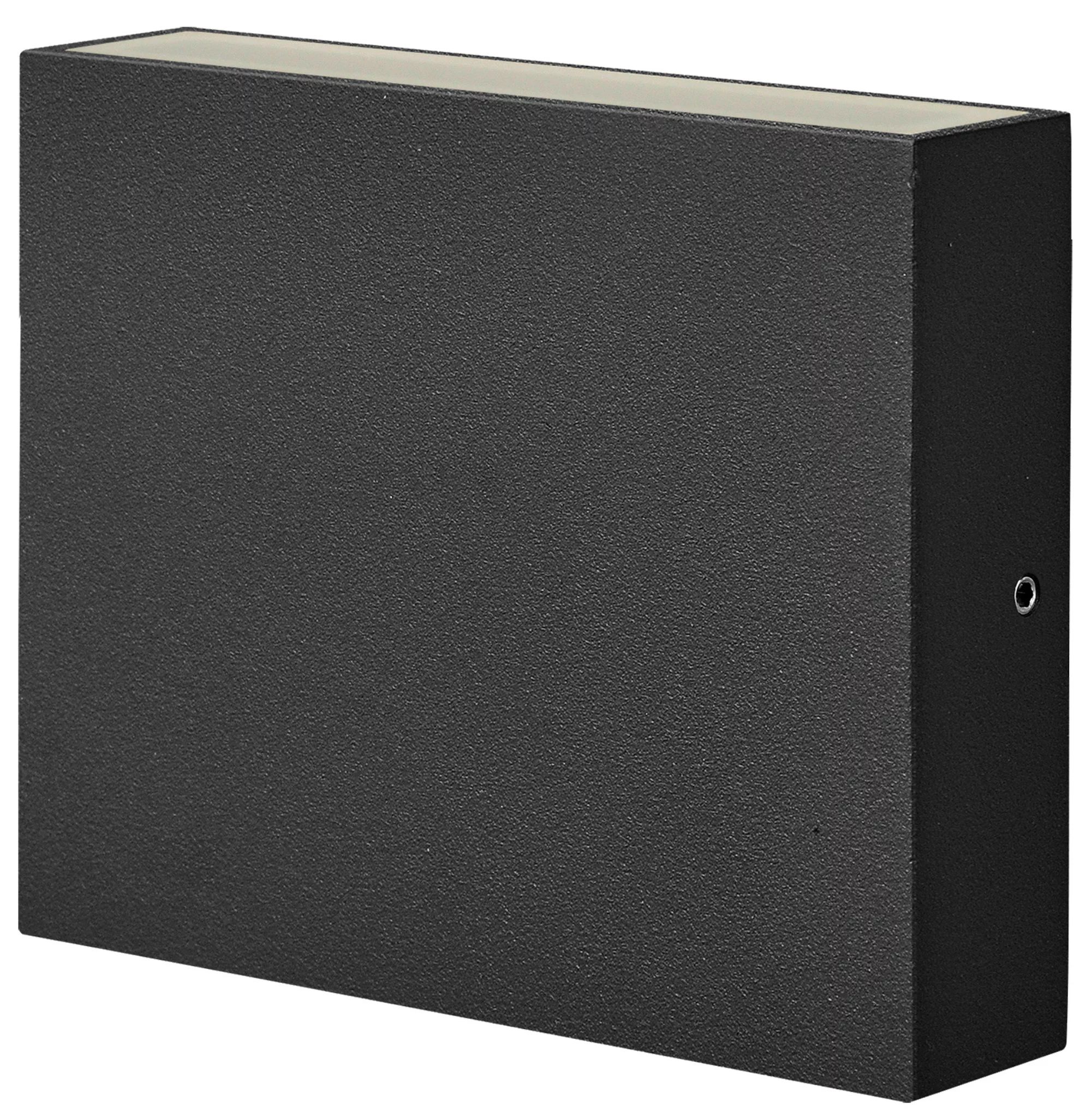 Goldlux Chicago lampada da parete per esterni 2x3 W nero 315656