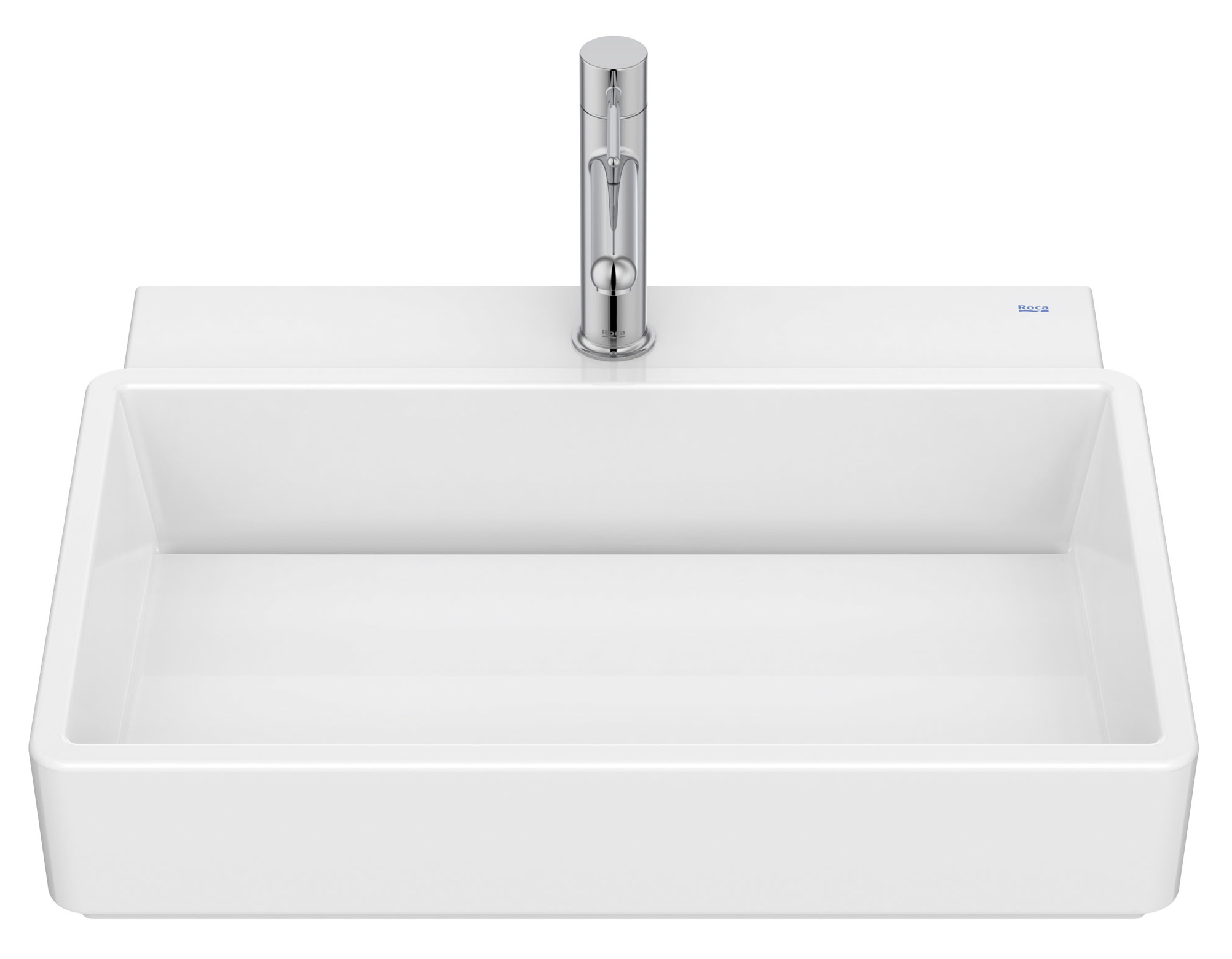 Roca Tura lavabo 55x43 cm rettangolare da appoggio bianco A327693000