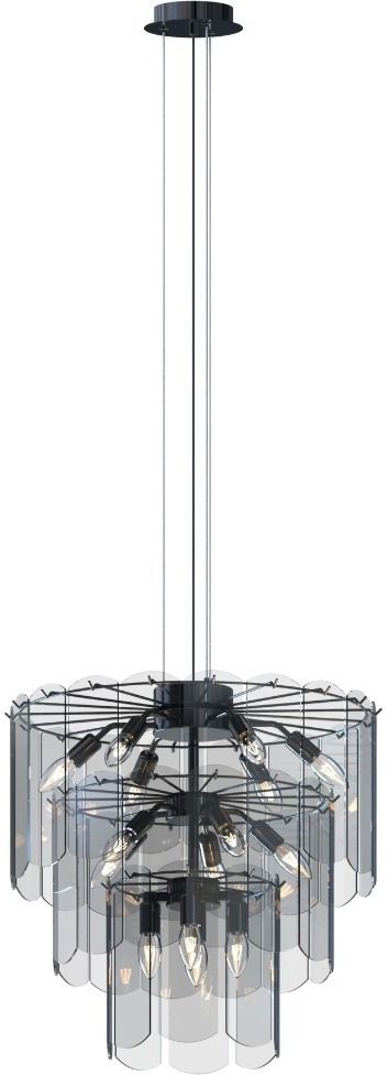 Zuma Line Nira lampada sospesa x40 W nero-fumé MD3523-14L-EBCN