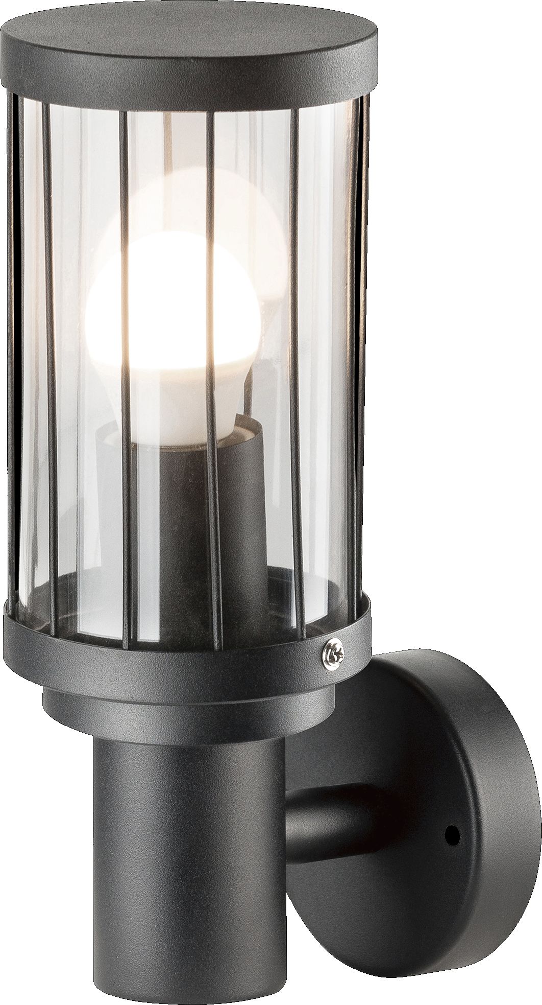 Goldlux Fiord lampada da parete per esterni 1x10 W nero 312303