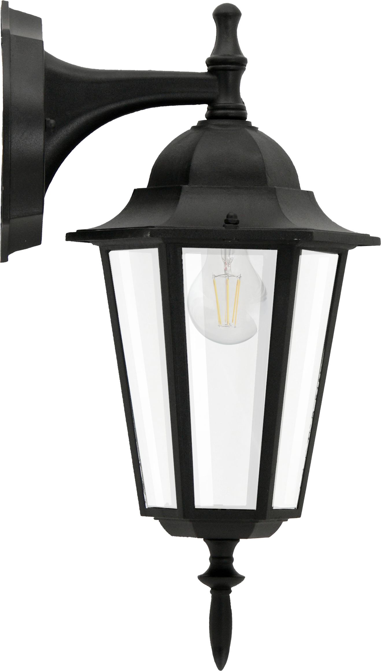 Goldlux Liguria lampada da parete per esterni 1x20 W nero 201935