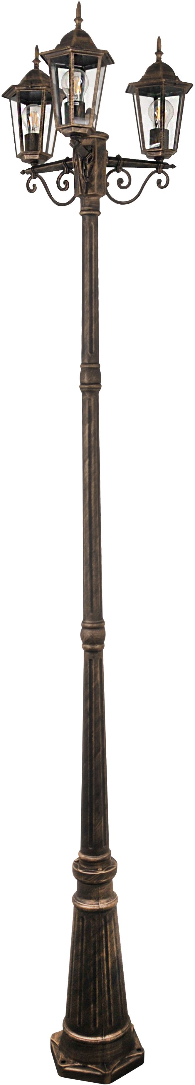 Goldlux Liguria lampada da terra per esterni 3x20 W verderame 313430