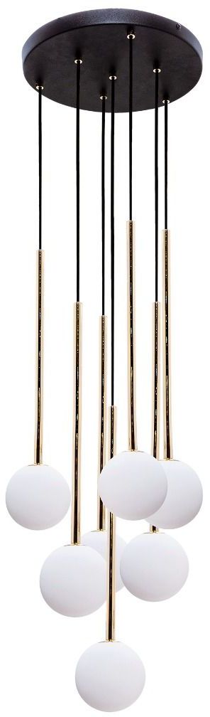 Zuma Line Ali lampada sospesa x40 W bianco-nero-oro 5642