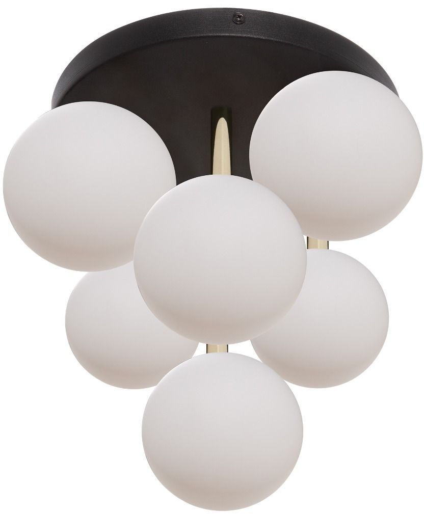 Zuma Line Ali lampada da soffitto x40 W bianco-nero-oro 5646