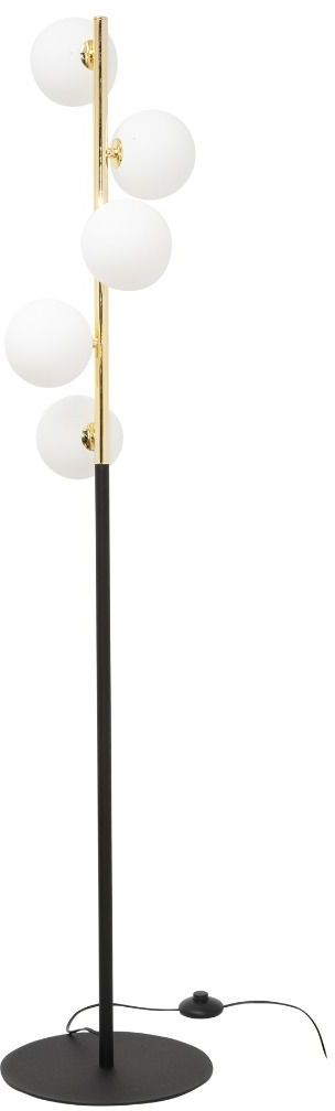 Zuma Line Ali lampada da terra 5x40 W bianco-nero-oro 5649