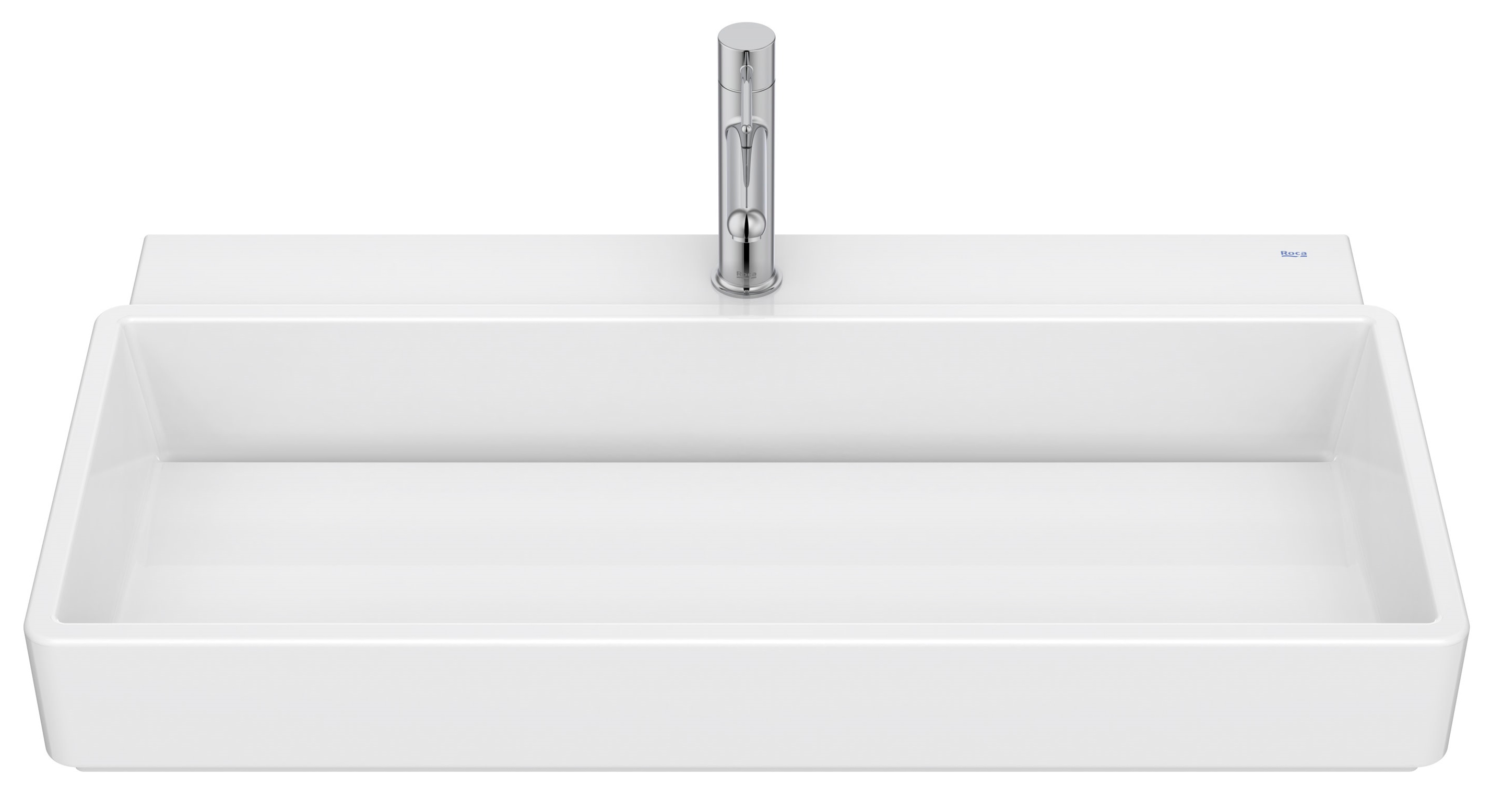 Roca Tura lavabo 80x43 cm rettangolare da mobile-da appoggio bianco A327695S00