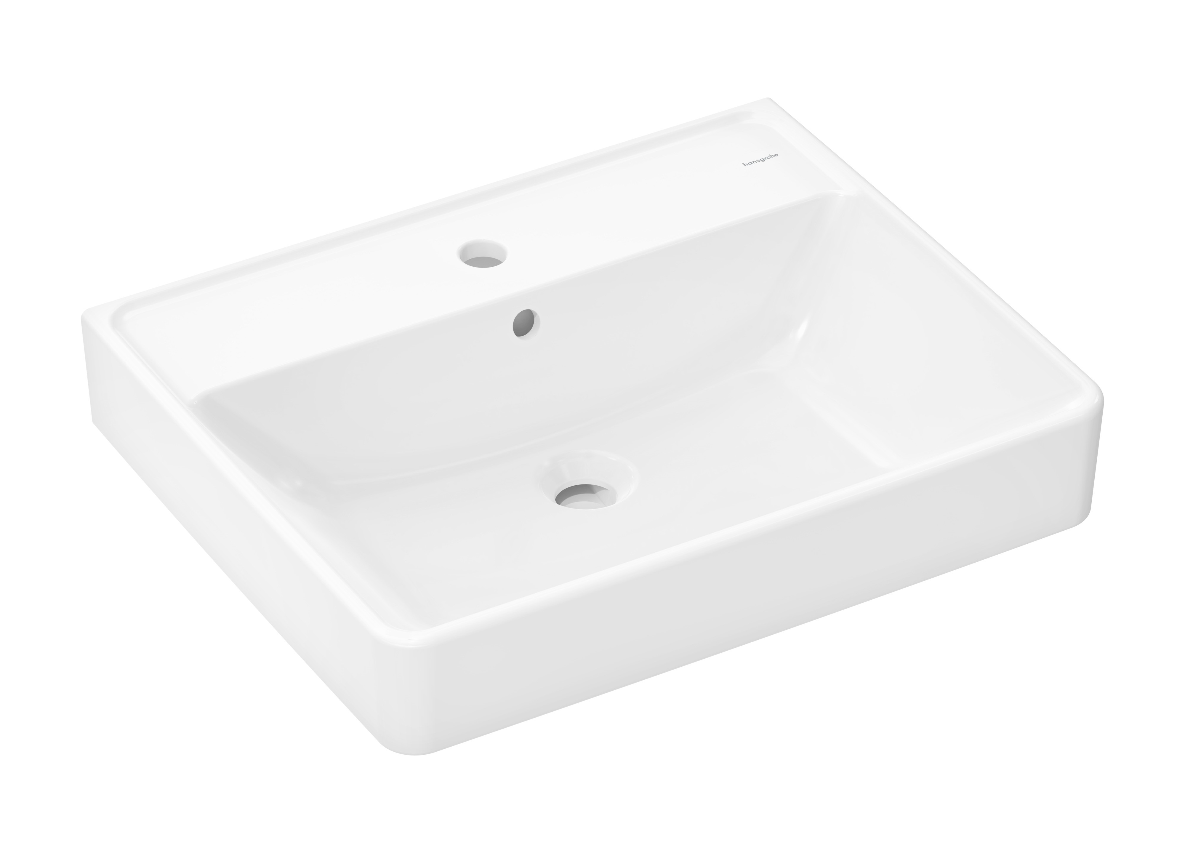 Hansgrohe Xanuia Q lavabo 60x48 cm rettangolare a parete-da appoggio bianco 60243450