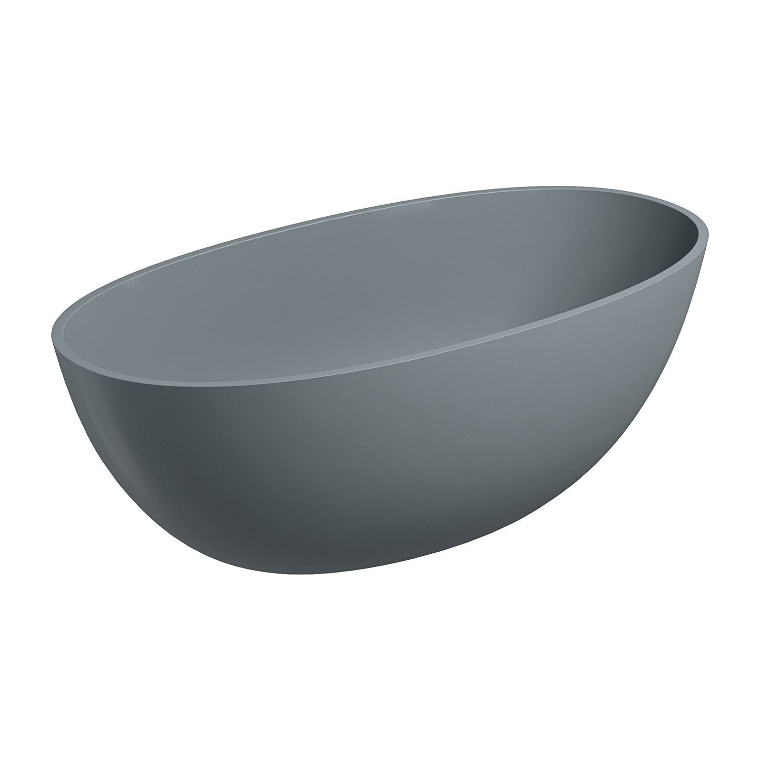 Omnires Shell M+ vasca da bagno freestanding 148x75 cm ovale SHELL148WWAG