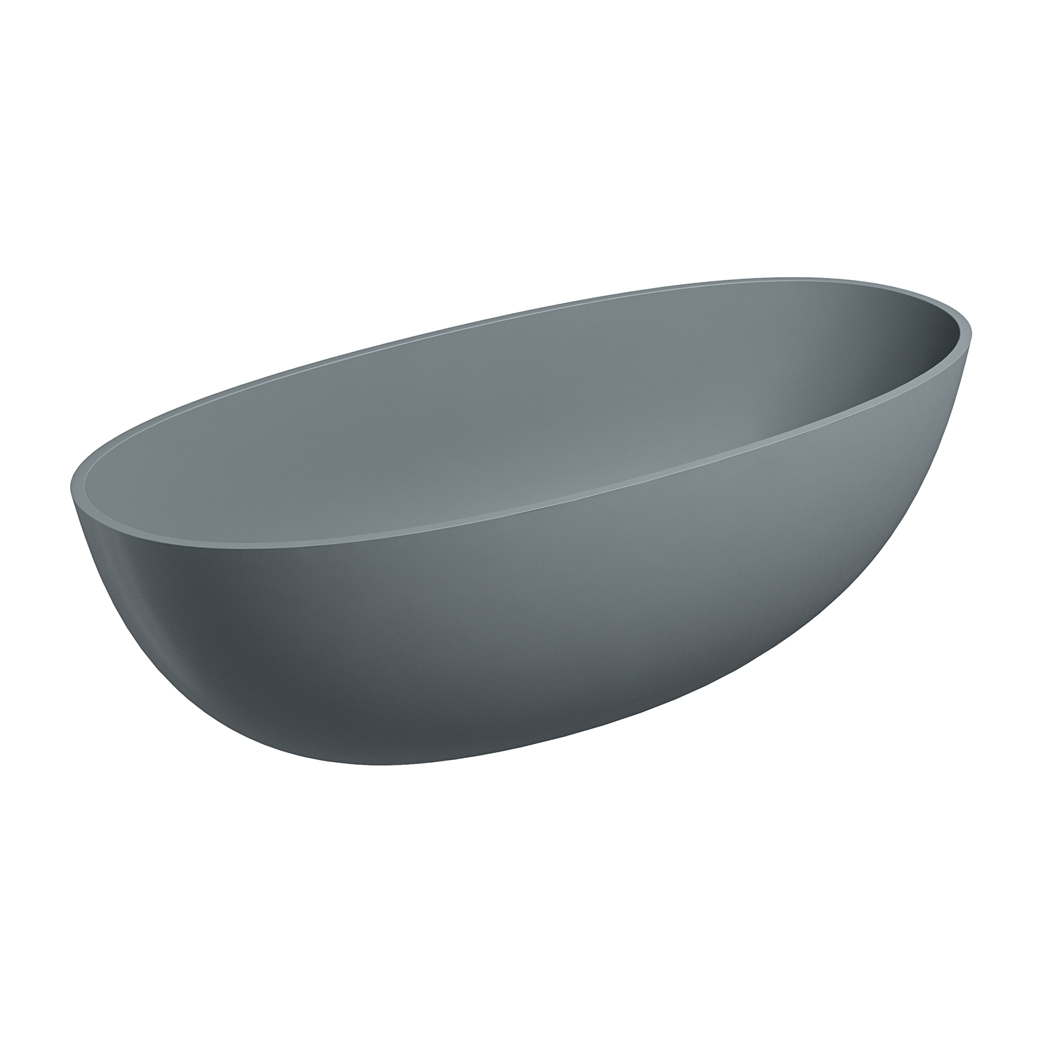 Omnires Shell M+ vasca da bagno freestanding 175x78 cm ovale SHELL175WWAG
