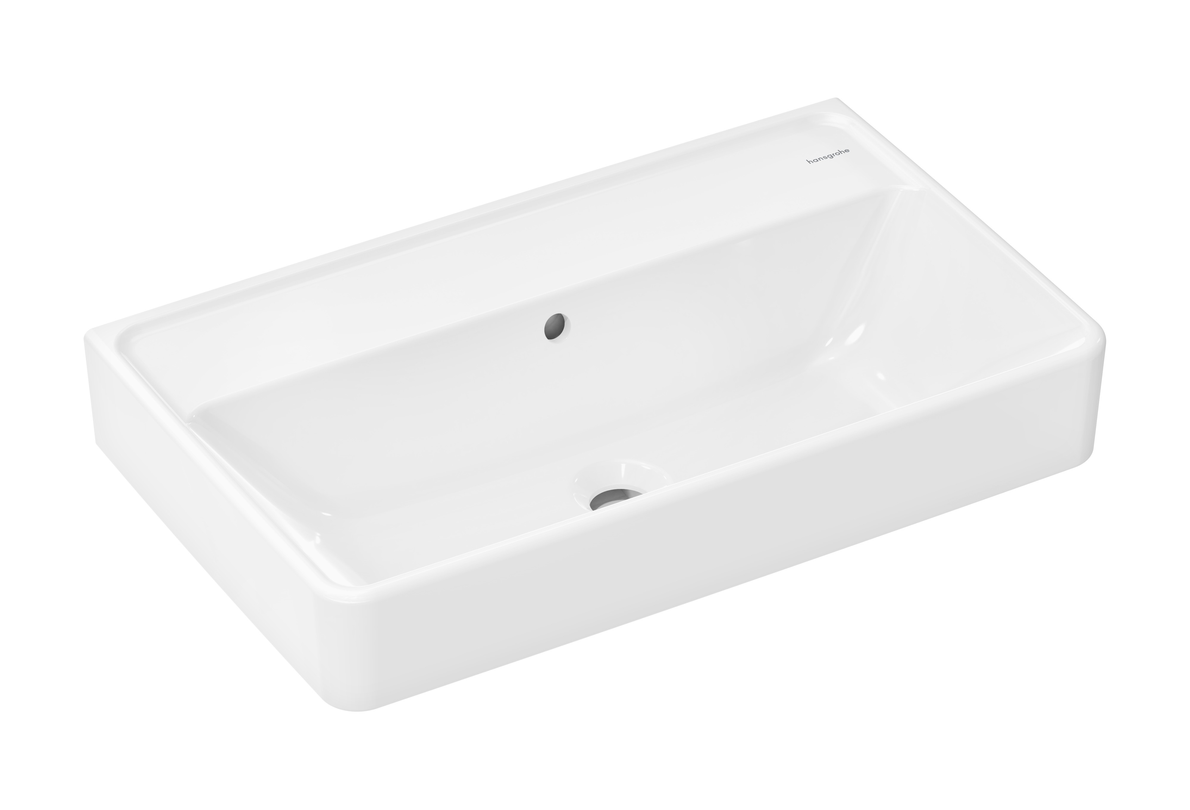 Hansgrohe Xanuia Q lavabo 65x39 cm rettangolare a parete bianco 61129450