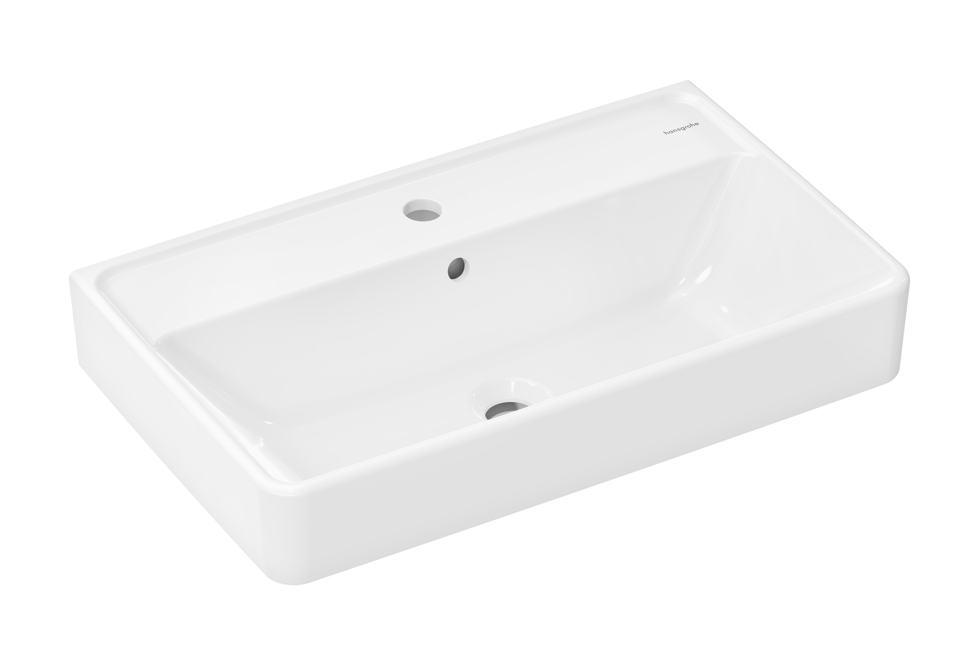Hansgrohe Xanuia Q lavabo 65x39 cm rettangolare a parete bianco 60617450