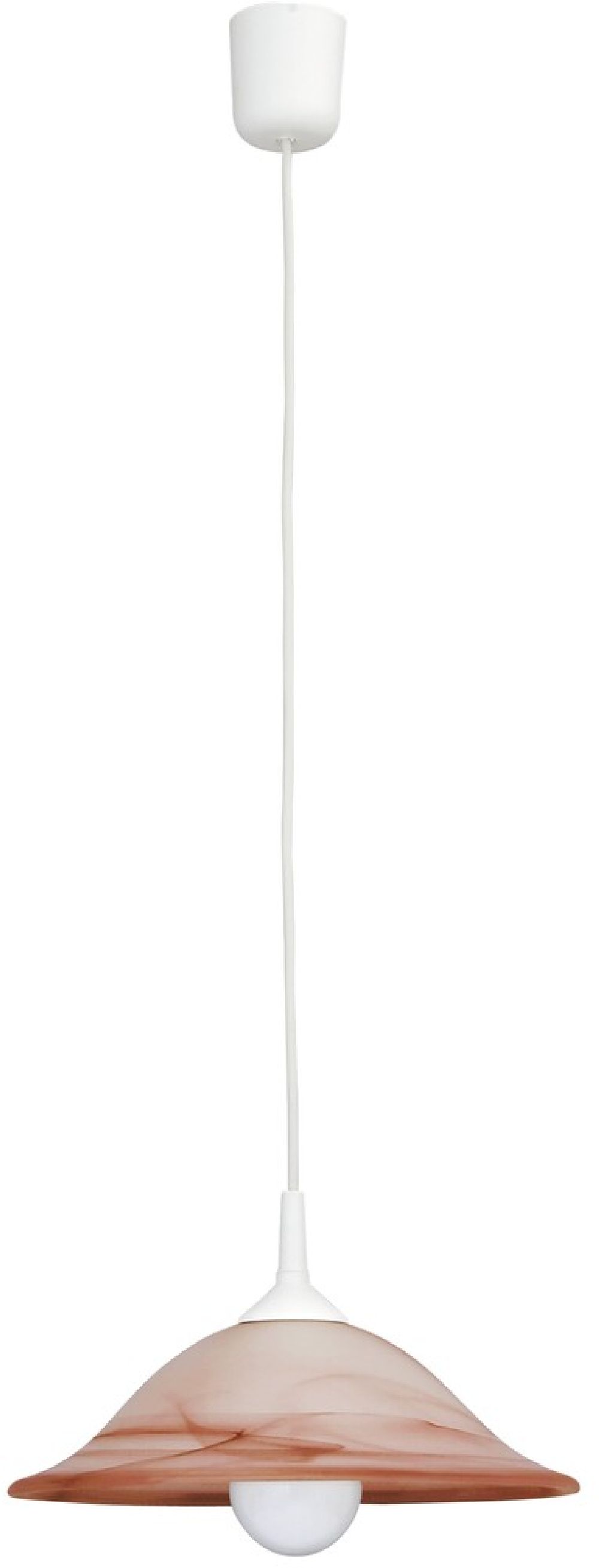 Rabalux Alabastro lampada sospesa 1x60 W marrone 3955