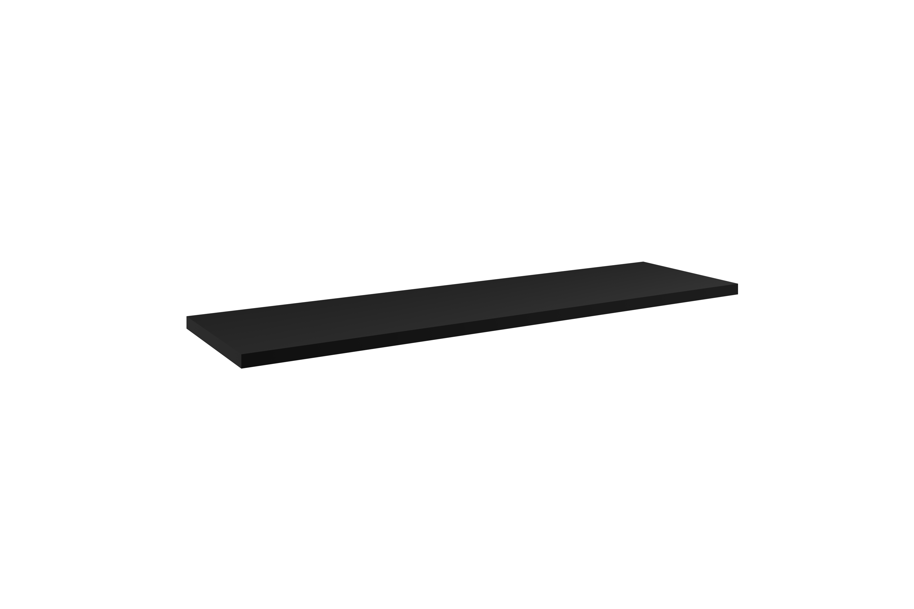 Comad Nova Black piano 140.4x40 cm nero NOVA BLACK B 89-140
