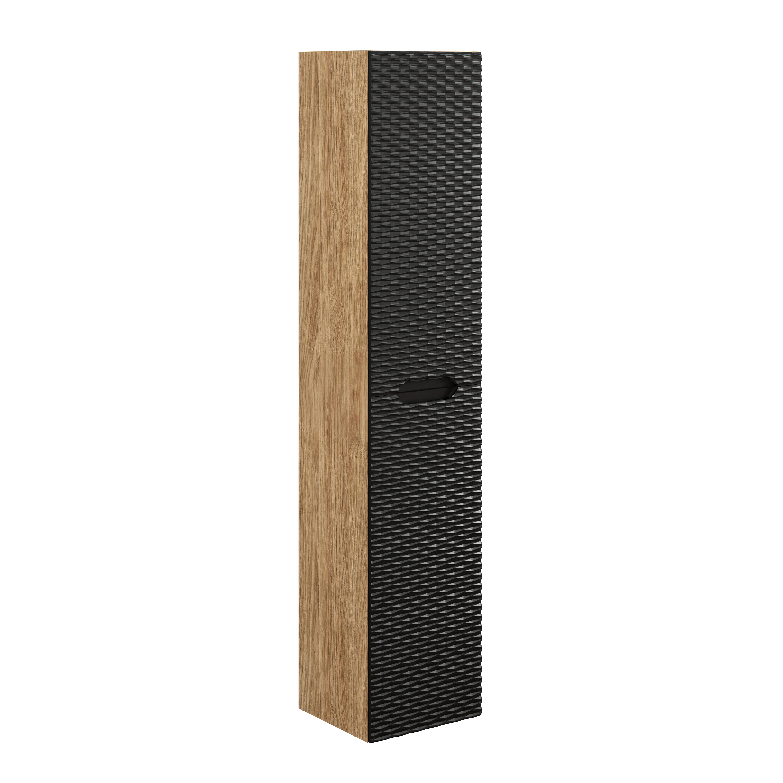 Comad Ocean Black armadietto 35x33x170 cm nero-rovere OCEAN BLACK 80-02-2D