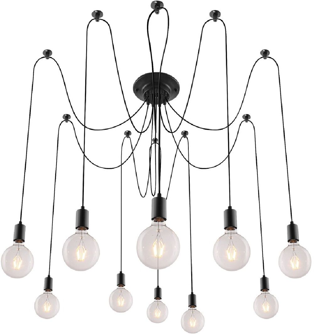Rabalux Caspar lampada sospesa x60 W nero 2224
