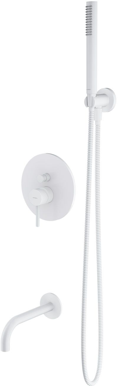 Omnires Y set per vasca e doccia da incasso bianco SYSYW01WM