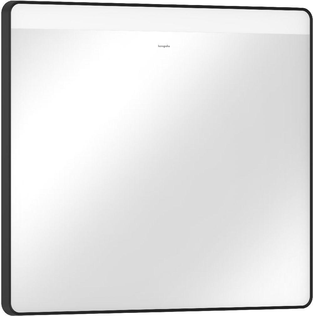 Hansgrohe Xarita Lite Q specchio 80x70 cm rettangolare con illuminazione con tappetino riscaldante nero 54971670