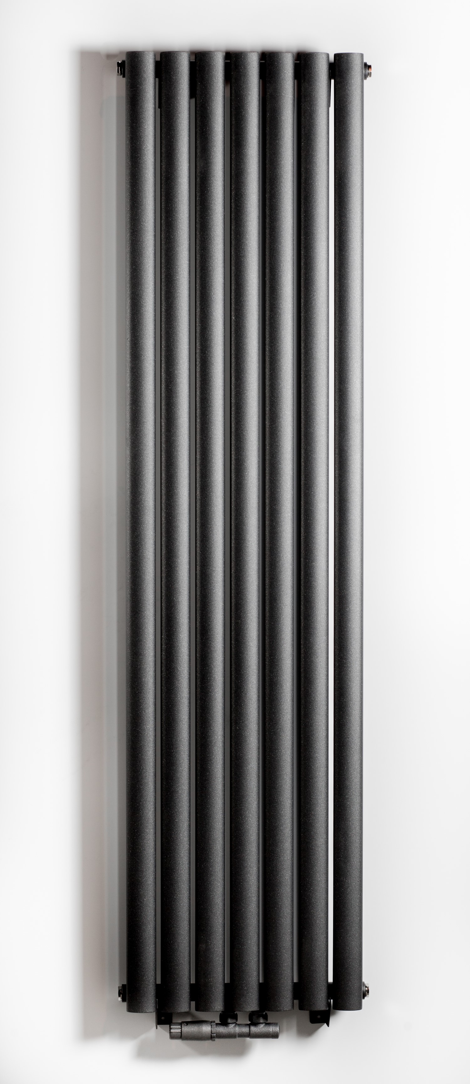 Luxrad Ring termoarredo 160x41 cm podłączenie inferiore nero RIN1600410S040ZDC