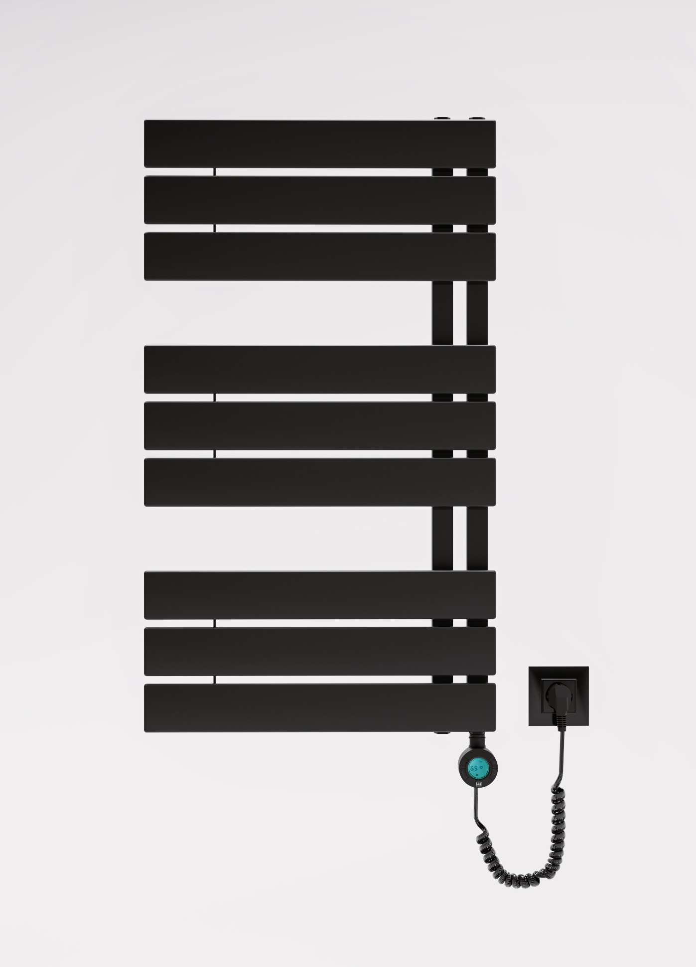 Luxrad Nobile Elektro radiatore elettrico 111x50 cm nero NOB1110500S040ERG