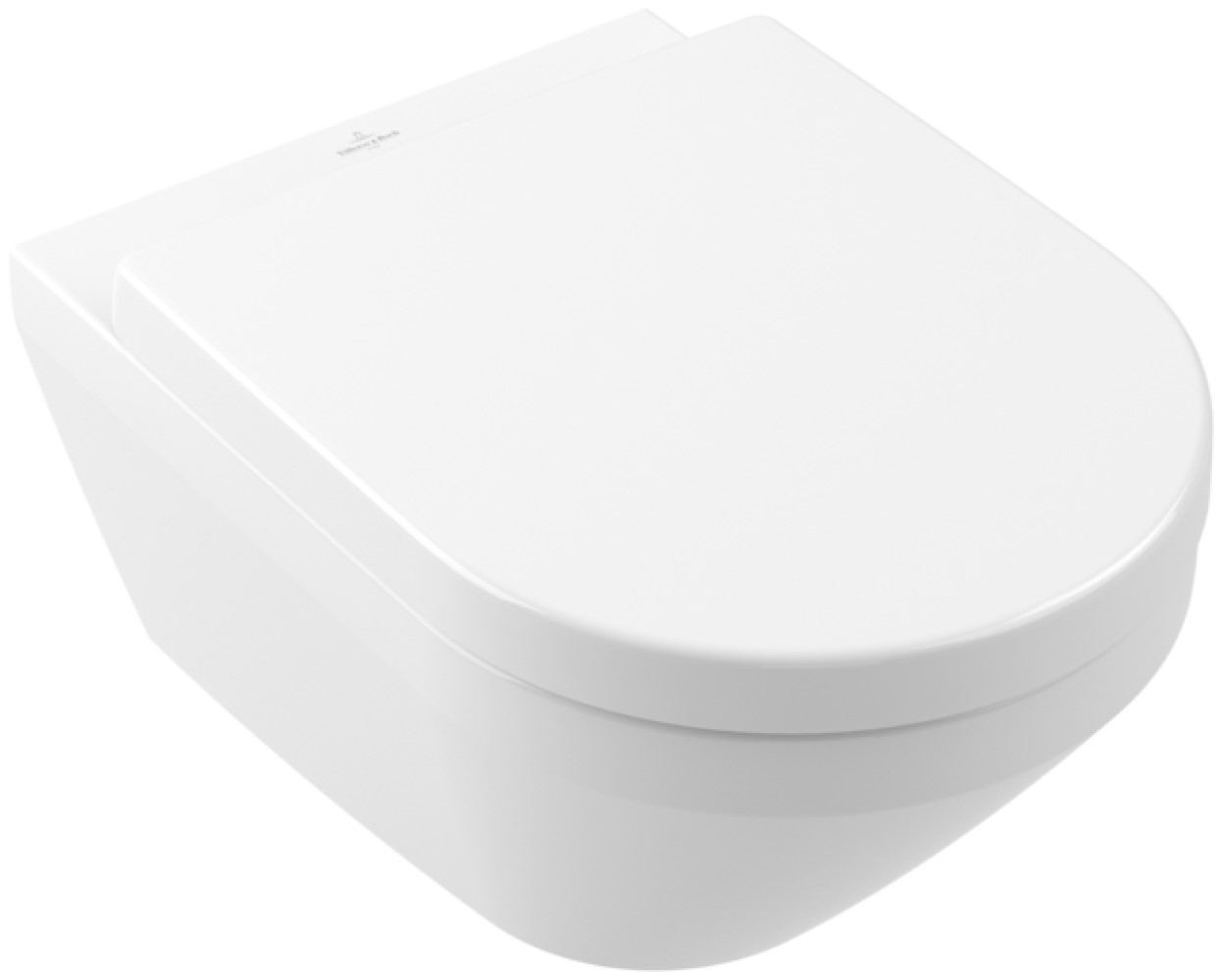 Villeroy & Boch Architectura combi-pack set con copriwater sospeso senza brida bianco lucida 4694CL01