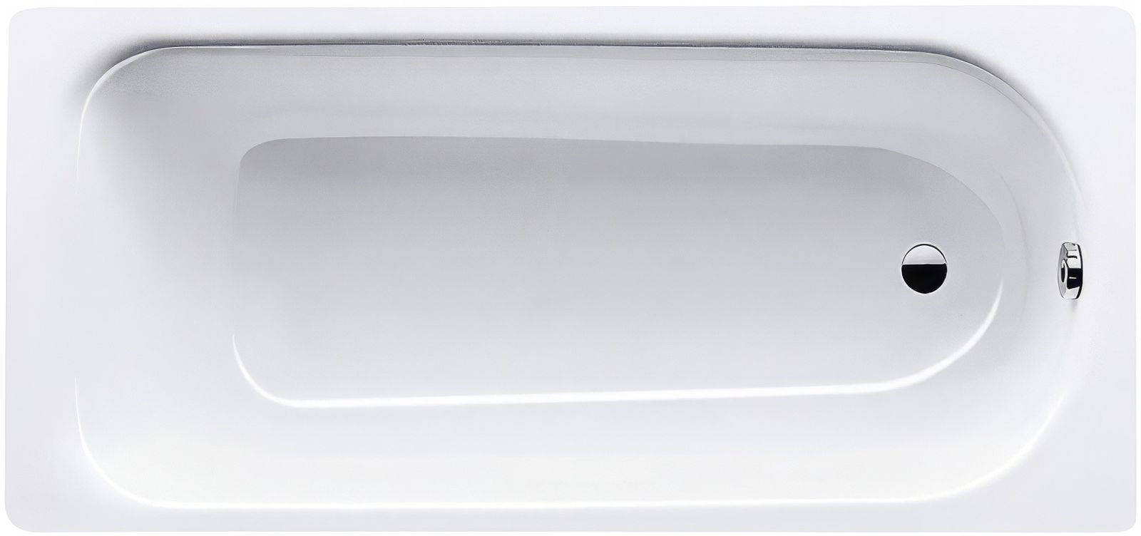 Kaldewei Eurowa vasca da bagno rettangolare 160x70 cm bianco 119700010001