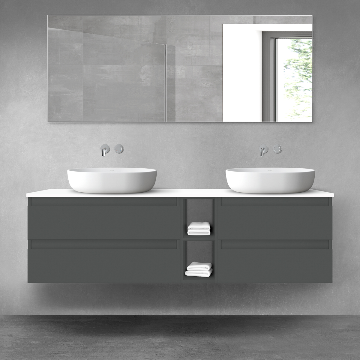 Set armadietto Oltens Vernal 60001400, armadietto Oltens Vernal 60000400, 63008000, 60021400