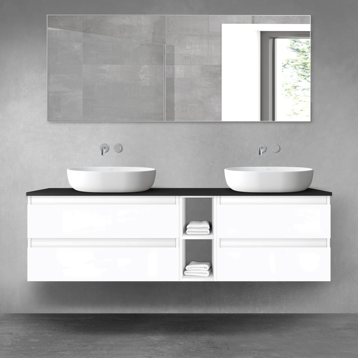 Set armadietto Oltens Vernal 60003000, armadietto Oltens Vernal 60002000, 63008300, 60021000