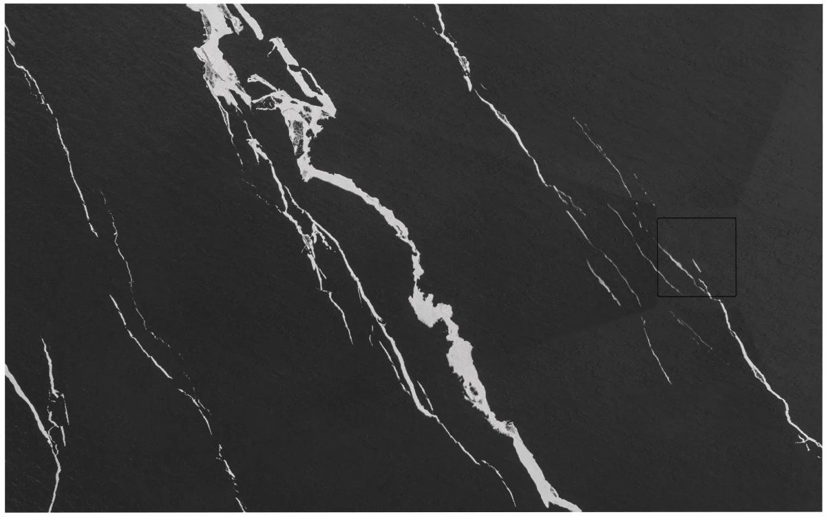 Rea Bazalt Carrara Black piatto doccia rettangolare 90x120 cm nero REA-K7009