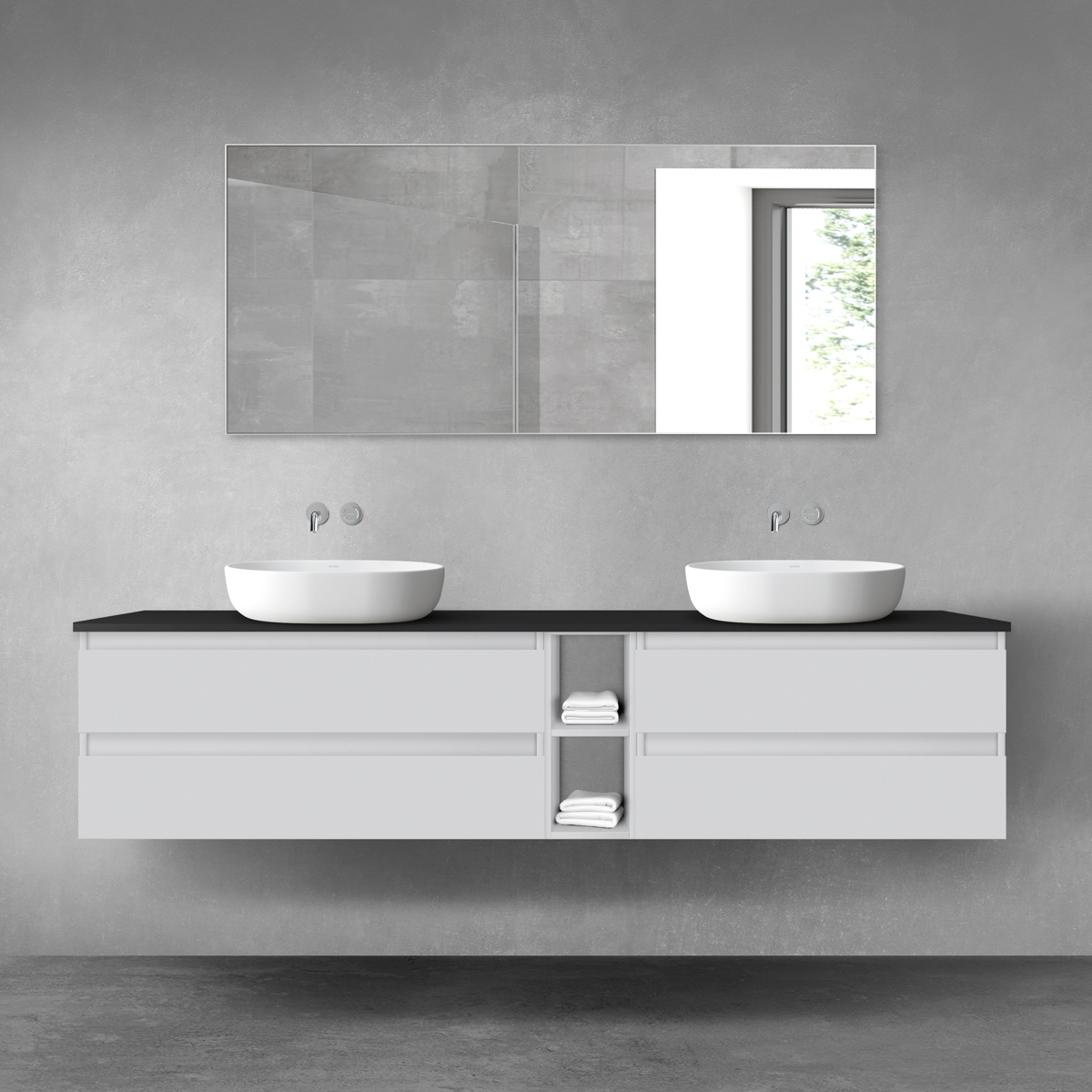 Set armadietto Oltens Vernal 60002700, armadietto Oltens Vernal 60001700, 63010300, 60021700