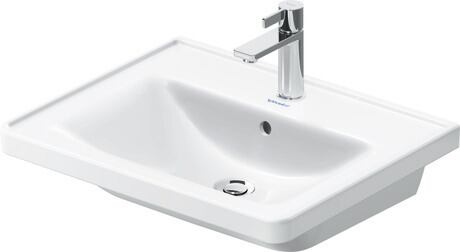 Duravit D-Neo lavabo 60x48 cm rettangolare da mobile bianco 2367600060