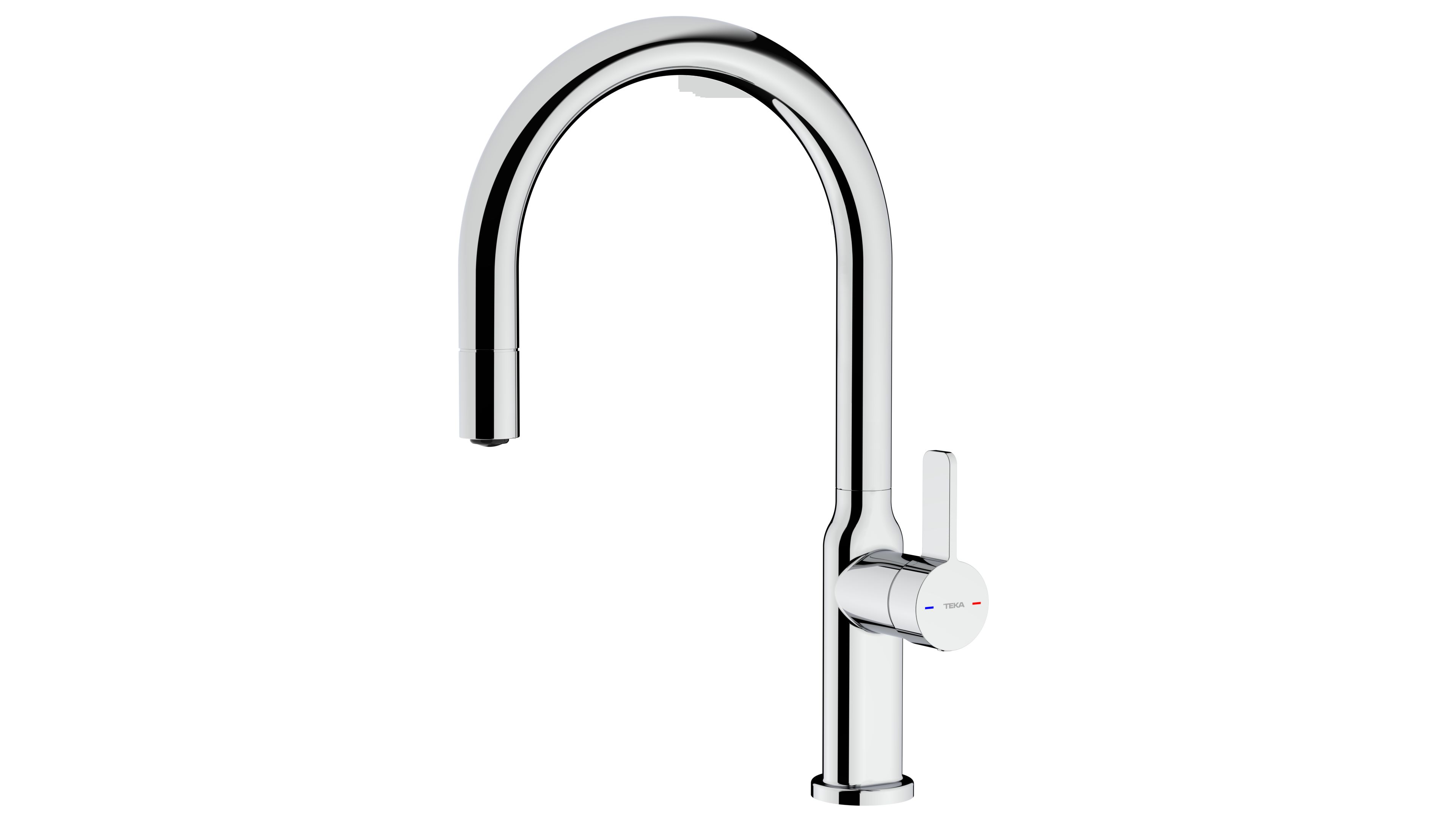 Teka Oval rubinetto da cucina verticale cromo 116020011