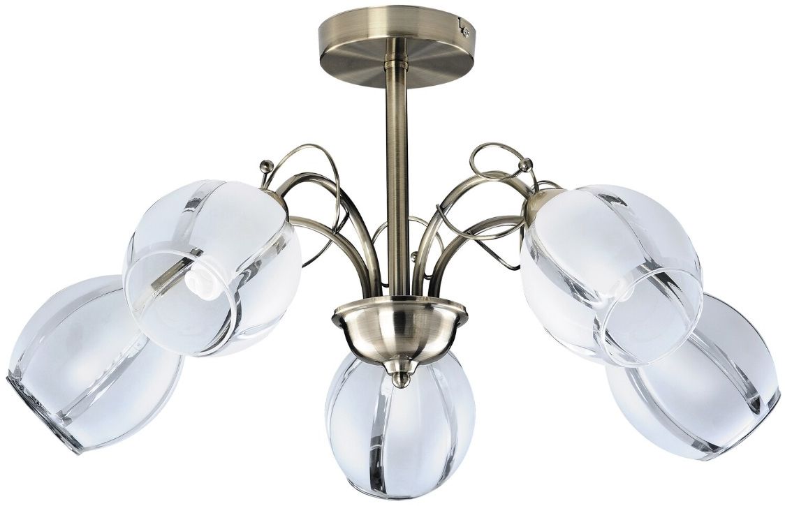 Rabalux Joel lampada da soffitto 5x60 W marrone 2271